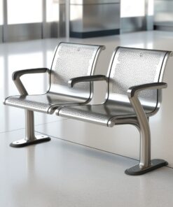 One Seater Polyurethane Airport Seating Bench