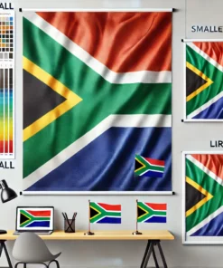 flag in south africa