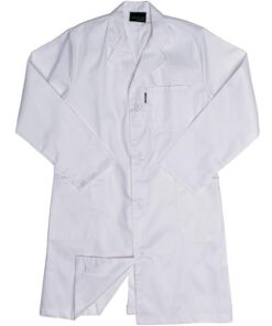 black acid resistant  lab coats