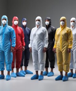 Blue Disposable Coveralls (Small, Medium, Large, X Large, XX Large, XXX Large)