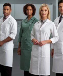 Waterproof Lab Coat Small Green