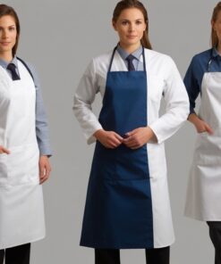 Waterproof Lab Coat Medium White