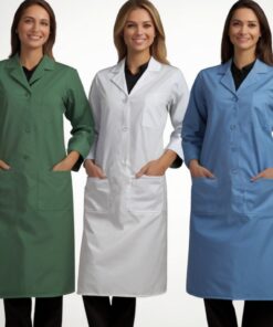 white laboratory coat