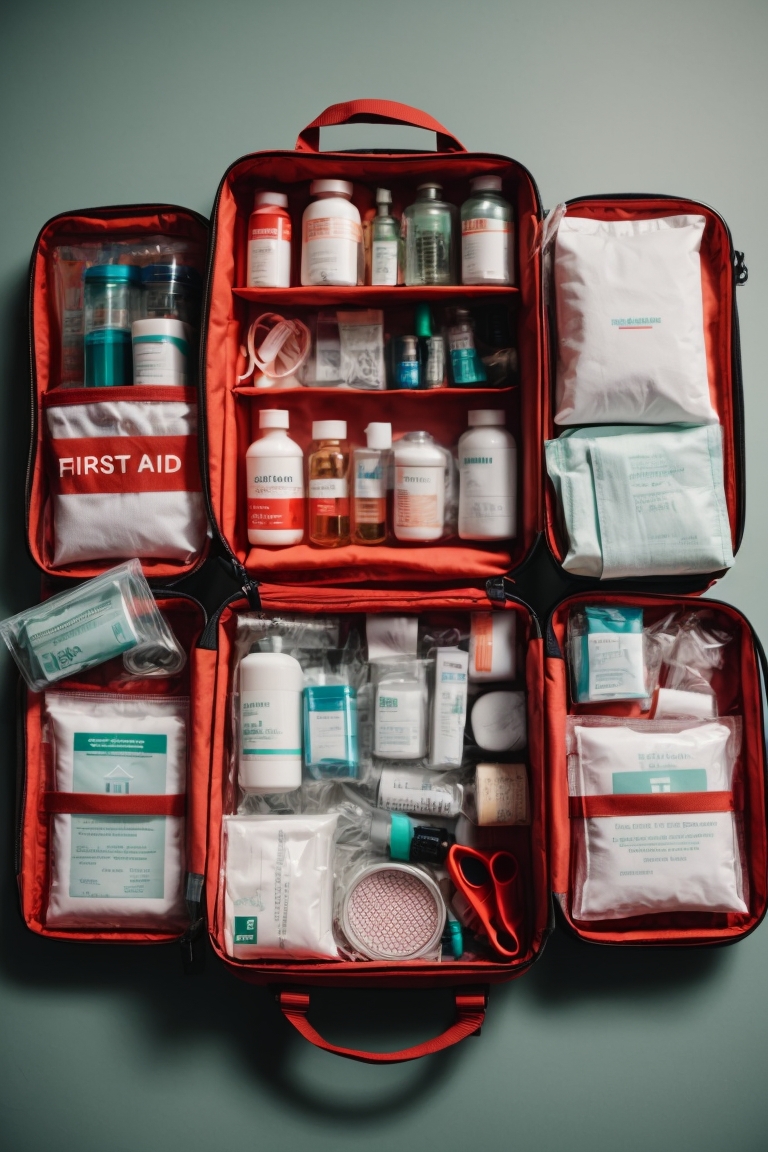 first aid box items