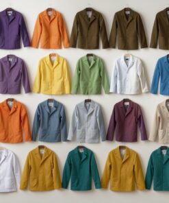 black short sleeve lab coat