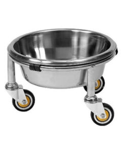 Mobile kickabout to suit bowl _ Stainless steel construction