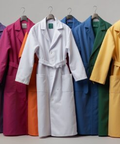 button lab coat