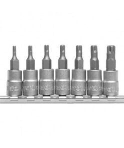 Star Bit Socket Set - AISI A2 Steel Bits - 1/4" Connector - 7 Piece - YT-0461