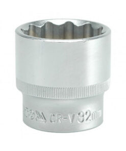 Bi-hex Socket - 12 Point - Chrome Vanadium - 1/2" Connector - Standard Length - 32mm - YT-1292