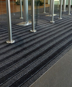 Entrance Mat - Trio Scraper Carpet - 2000 x 200 x 1.3 cm - Grey - PMD060001