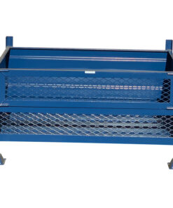 Stillage Bin - Stackable Steel Bin - Half Drop Side - Blue - 2000Kg - SBD4324