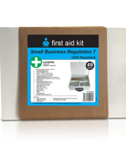 First Aid Kit - Office Regulation 7 - Metal Box and Contents - 46 x 14 x 31 cm - FAK5009