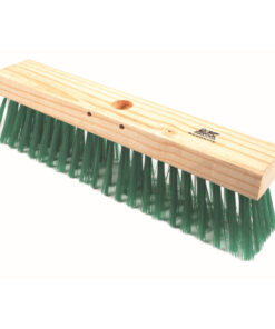 Gutter Sweeper Broom - Head Only - Green Synthetic Fibre (0.75mm) - 30.5cm - Pack of 12 - F3106