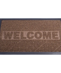 Heavy-Duty Doormat - Design Decoturf Ribbed Mat - 75 x 45 x 0.5 cm - Brown - DE070001-brown