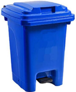 Pedal Bin - Foot Operated - 60L - Plastic - Blue - 0253