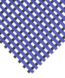 Workplace Mat - DeckStep PVC Anti-Slip Drainage - 59 x 1.15cm - per Linear Metre - Blue - DS020610C