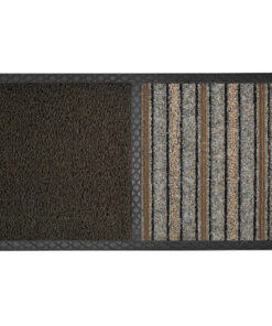 Disinfectant Mat - COBAcare Duo Zone - 67 x 39.5 x 1.5 cm - Brown and Beige - CDM009