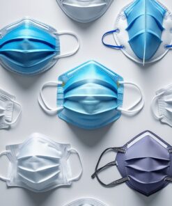 3 ply black surgical mask