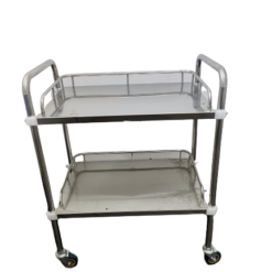 Stainless Steel Trolley – 2 Shelf