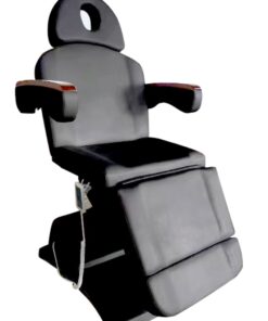 beauty chair electric black