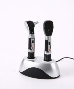 diagnostic set otoscope & ophthalmoscope desk set – rechargeable