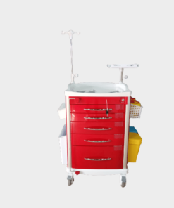 emergency trolley (red)