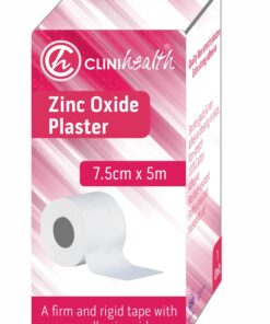 Zinc oxide Plaster Tape 7.5cm x 5 – Singles
