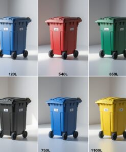 660 Litre Wheelie Bin Vented