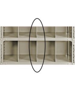 Bolted Shelving Steel Shelf Divider - Uni-Angle - Painted - 15.2 x 38.1 cm - BS-P-SD-152x381