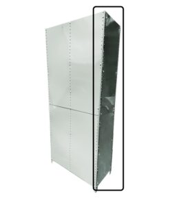 Bolted Shelving Steel Side Panel - Uni-Angle - Galvanised - 129.5 x 30.5 cm - BS-G-SP-1295x305