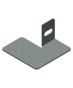 Bolted Shelving Steel Foot - Uni-Angle Quad - Galvanised - BS-G-SF-QuadAngle