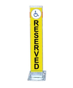 Parking Reservation Lock - Wheelchair - Steel - 60 x 15 cm - SXS600