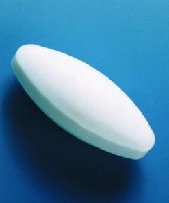 Stirring bars PTFE, 25x12 mm elipse shaped