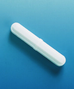 Magnetic stirring rod 64 x 10 mm PTFE-encapsulated, PLASTIBRAND octagonal, with centre ring