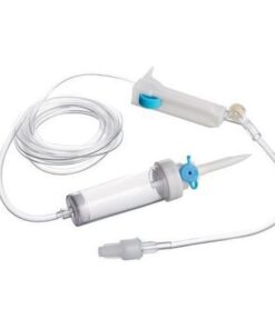 Admin Infusion Set With 1 Y Site Without Needle 60 Drops