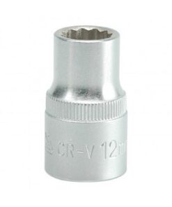 Bi-hex Socket - 12 Point - Chrome Vanadium - 1/2" Connector - Standard Length - 12mm - YT-1274