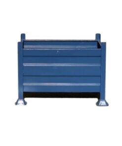 Stillage Bin - Stackable Steel Bin - Solid Side - Blue - 1800Kg - SB3324