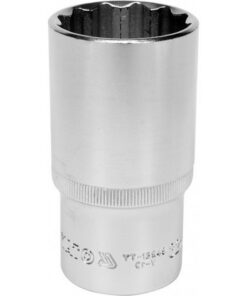 Bi-hex Deep Socket - 12 Point - Chrome Vanadium - 1/2" Connector - 76mm Length - 32mm - YT-12949