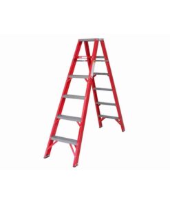All Fibreglass Double Sided Ladder - Industrial A-Frame - 8 Steps - 2.4m - FGSD8-ALL
