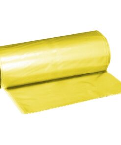 Wheelie Bin Refuse Bag - 240L - Yellow - 30 Micron - Pack of 1000 - 240LBAG-YELLOW