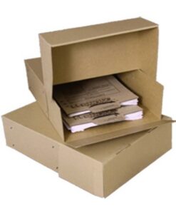 Cardboard Storage Boxes - Government Boxes - A4 - Flat Packed - Pack of 20 - ARC008