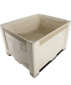 Jumbo Bin (Export Size) 4 Way Entry - Solid - SABS Approved - 677L - Beige - Pack of 3 - JB1210S
