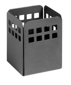 Pencil Holder - Square Punch Steel Range - Metal - 7.5 x 7.5 x 10 cm - Colour Options - 426BL