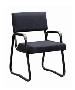 Office Chair - Economy - Arm - Skid Base - 88 x 60 x 60 cm - SE015-black