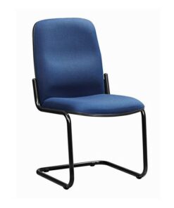 Office Chair - Visitors Side Chair - No Arms - 97 x 54 x 68 cm - SE005-blue
