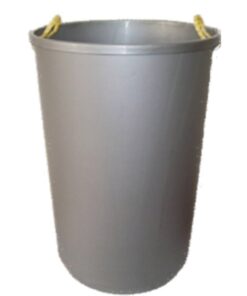 Bin Plastic Liner - Handles - For Wide Litter Bin - 400  x 580 (H) mm - Granite - 027SD