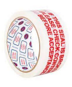 Security Printed Packaging Tape - PP 31 - 48mm x 100m - Box of 36 - Pack of 36 - 1000006174