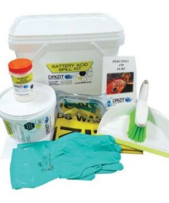 Spill Kit - Portable - Battery Acid Spill Kit - Includes Plastic Case - SK25025