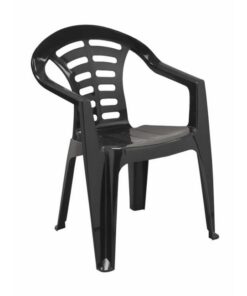 Plastic Chair - Low Back - Madrid - Black