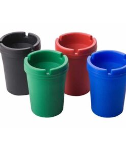 Plastic Cigarette Butt Bucket - Assorted Colours - Pack of 48